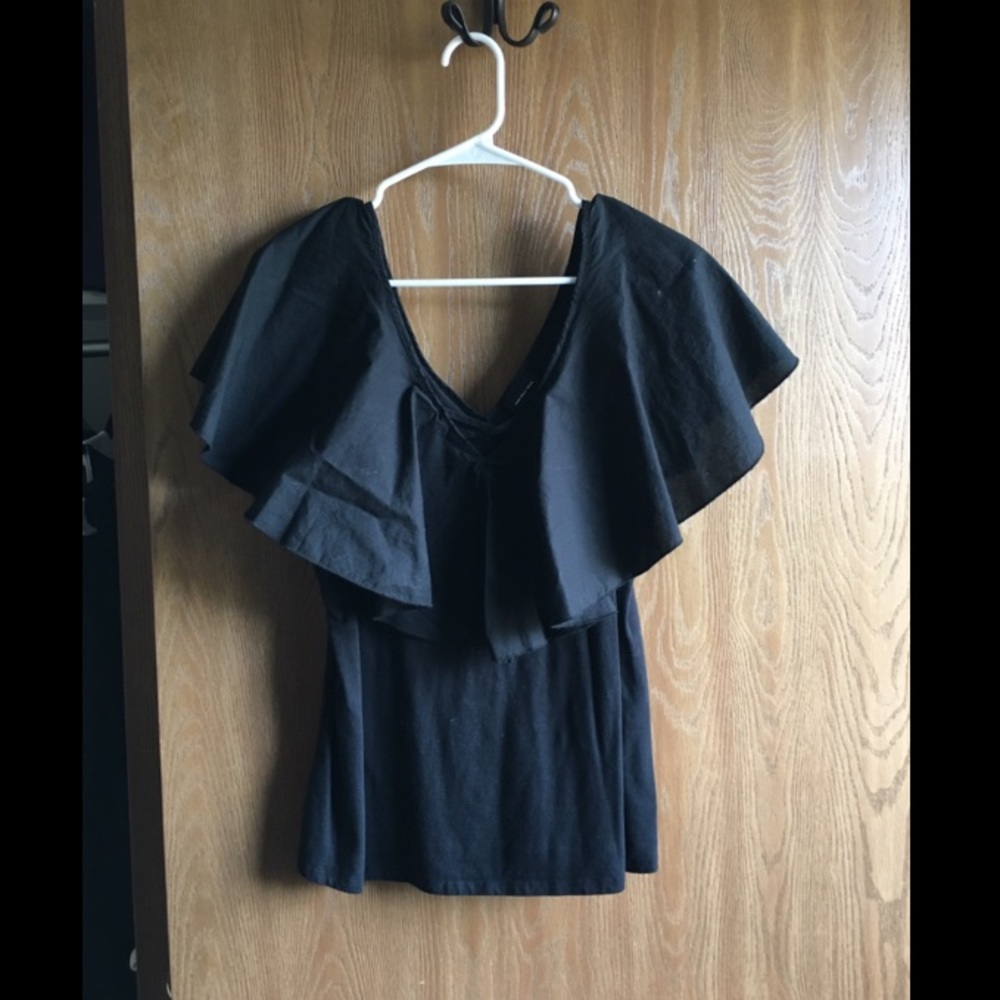 Black peasant top from Target